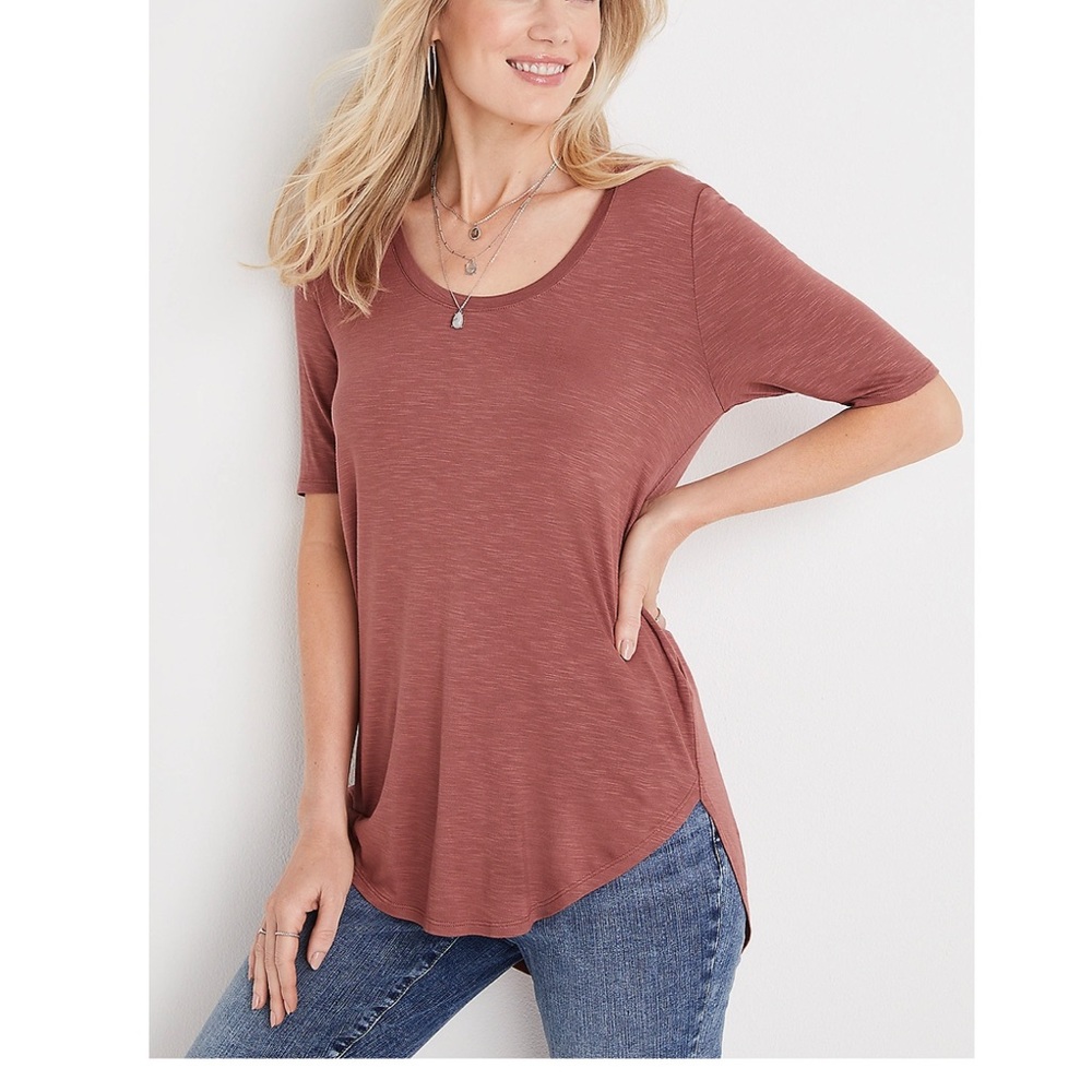 **Purple** Maurice’s 24/7 Flawless Tunic Tee - XL